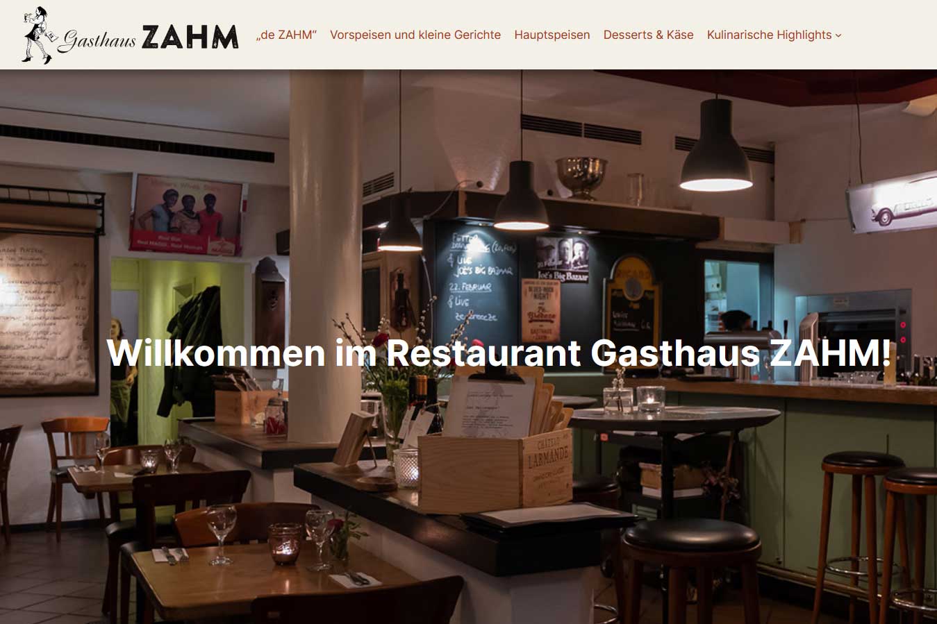 th. hippchen GmbH: Relaunch gasthaus-zahm.de